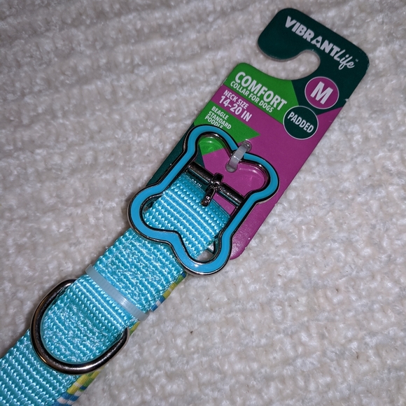 NWT! Medium Padded Dog Collar (14"-20" Neck) - Picture 3 of 5